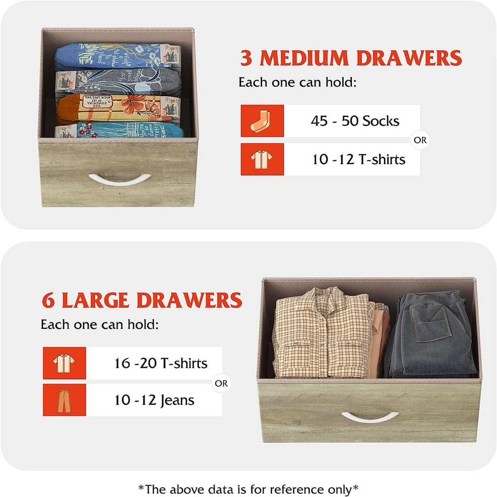 Sonoma White 6 Drawer Dresser For Bedroom Storage Organizer
