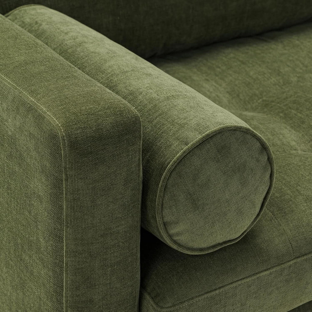 EightyTwoInches Pull Out Sofa Bed With Hidden Mattress