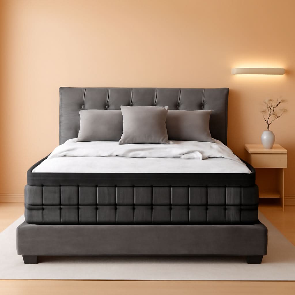 Queen TenInch Premium Gel Memory Foam Hybrid Mattress Eurotop