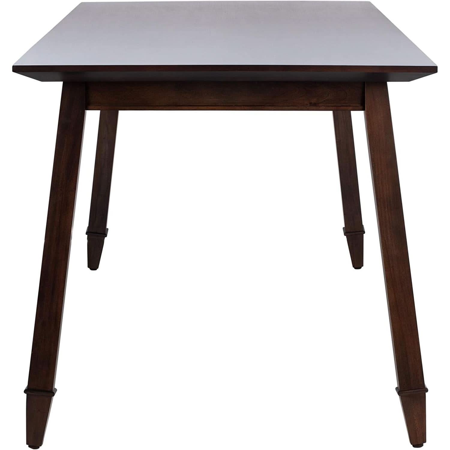 Brayson Walnut Rectangular Dining Table 67 Inch Wide