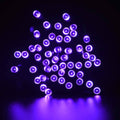 30 LED String Light Battery Operated - Black Wire - Purple
