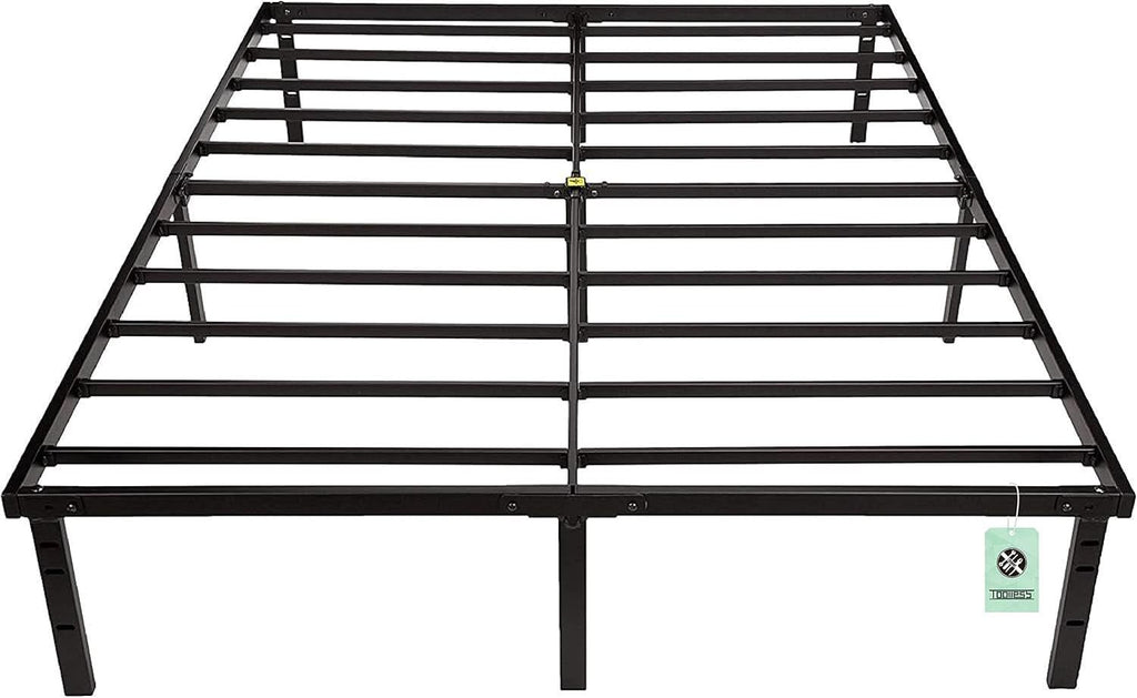 Full Platform Bed Frame With Storage Noiseless Heavy Duty