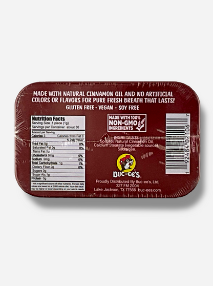 Buc-ee's Cinnamon Mints