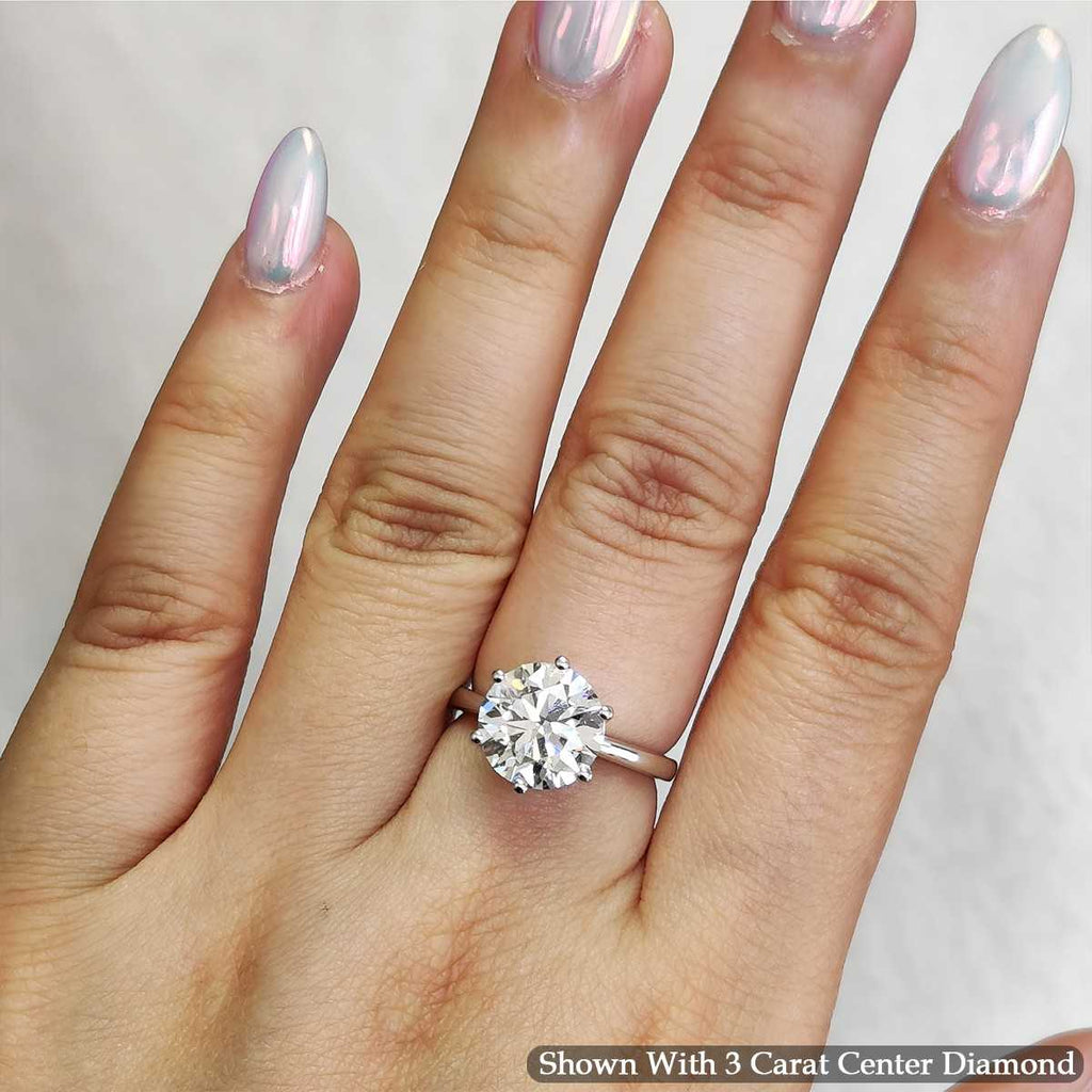 Classic Six Prong Solitaire Ring