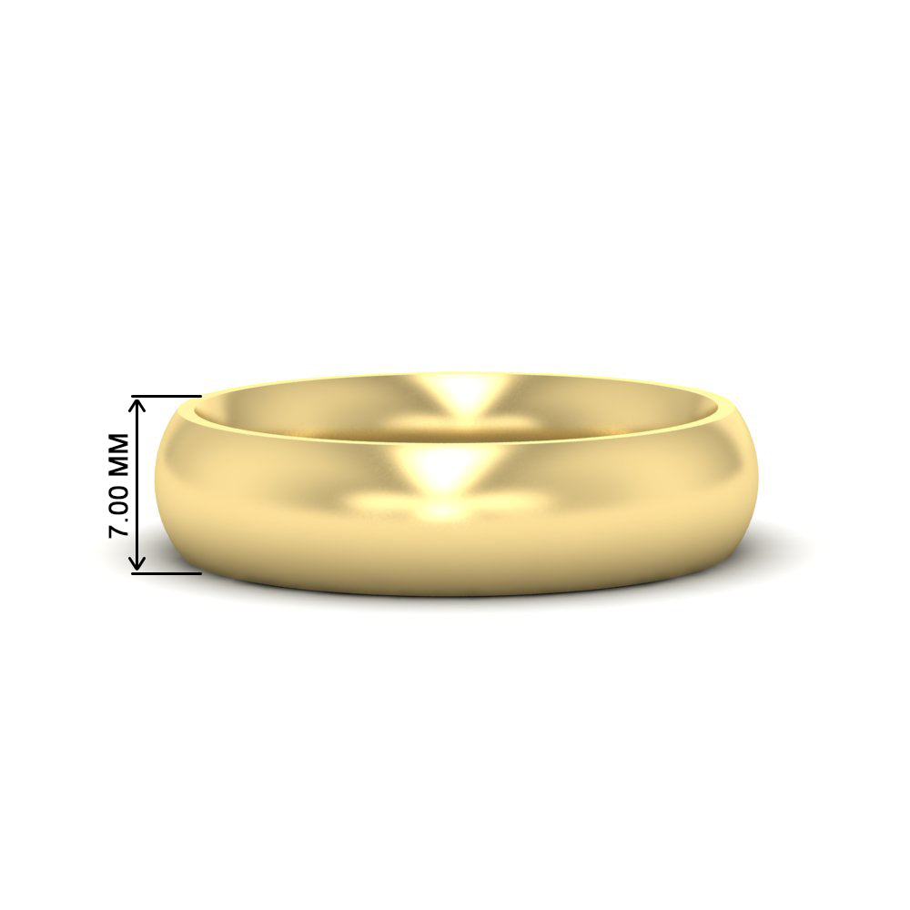 Minimalist 4mm Mens Wedding Band