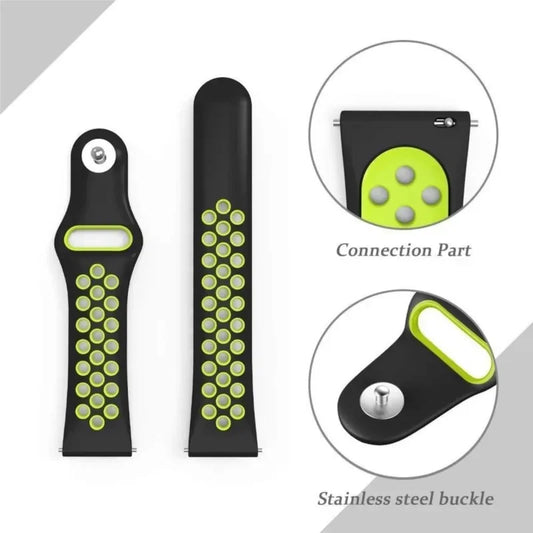 COROS Silicone Watch Band for Sports Smartwatch Breathable Strap