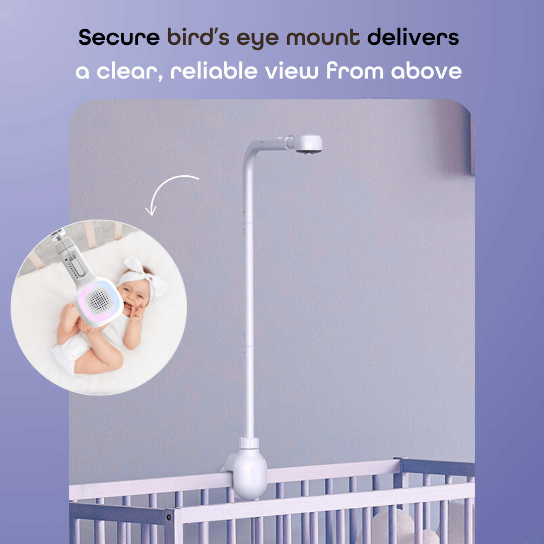 SkyVision AI with Adjustable Crib Mount