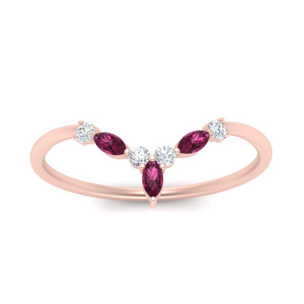 Crown Marquise And Round Band