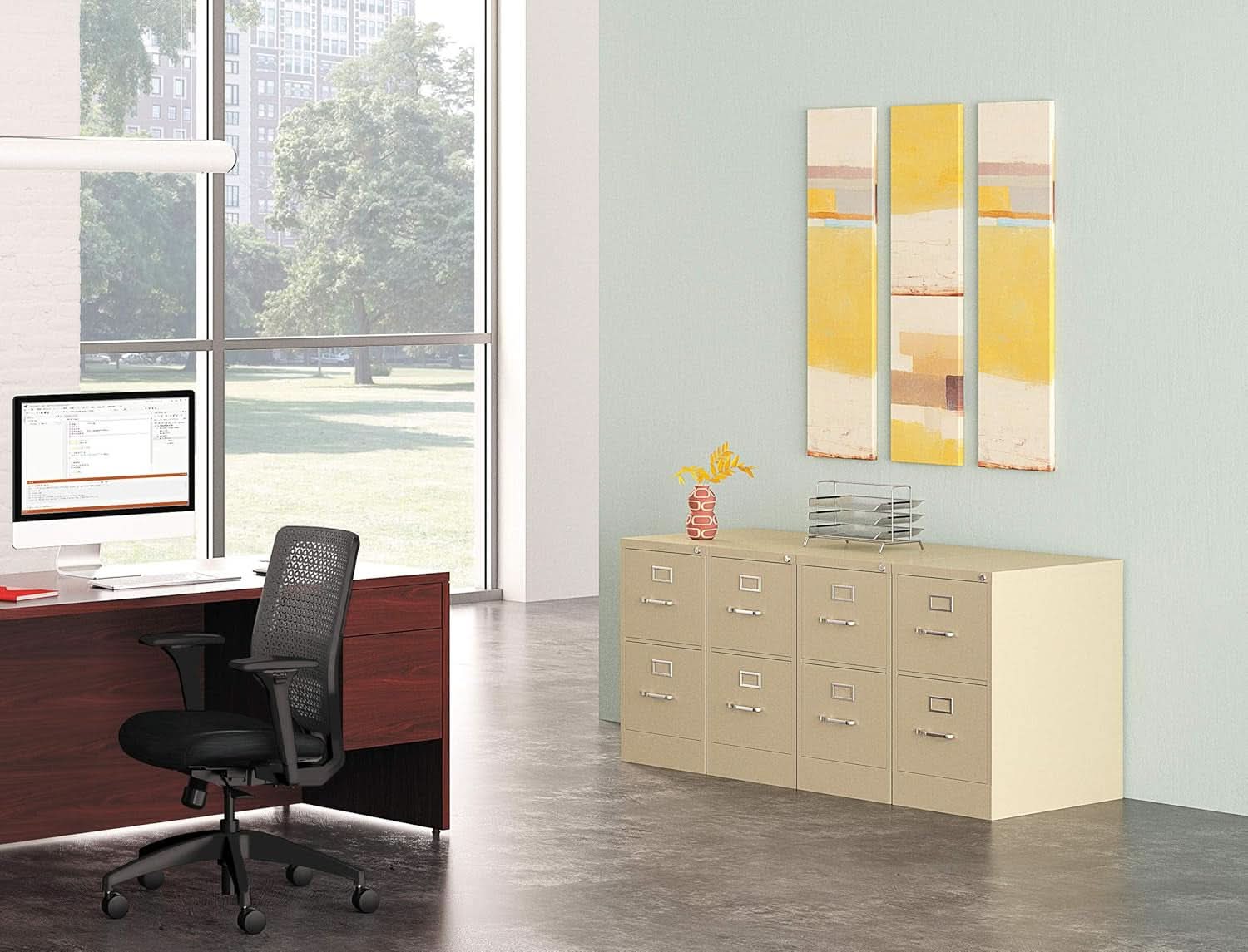 Two Drawer Filing Cabinet 510 Series Full Suspension 29x15