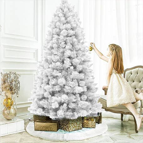 5ft PVC Pine Snow Flocked