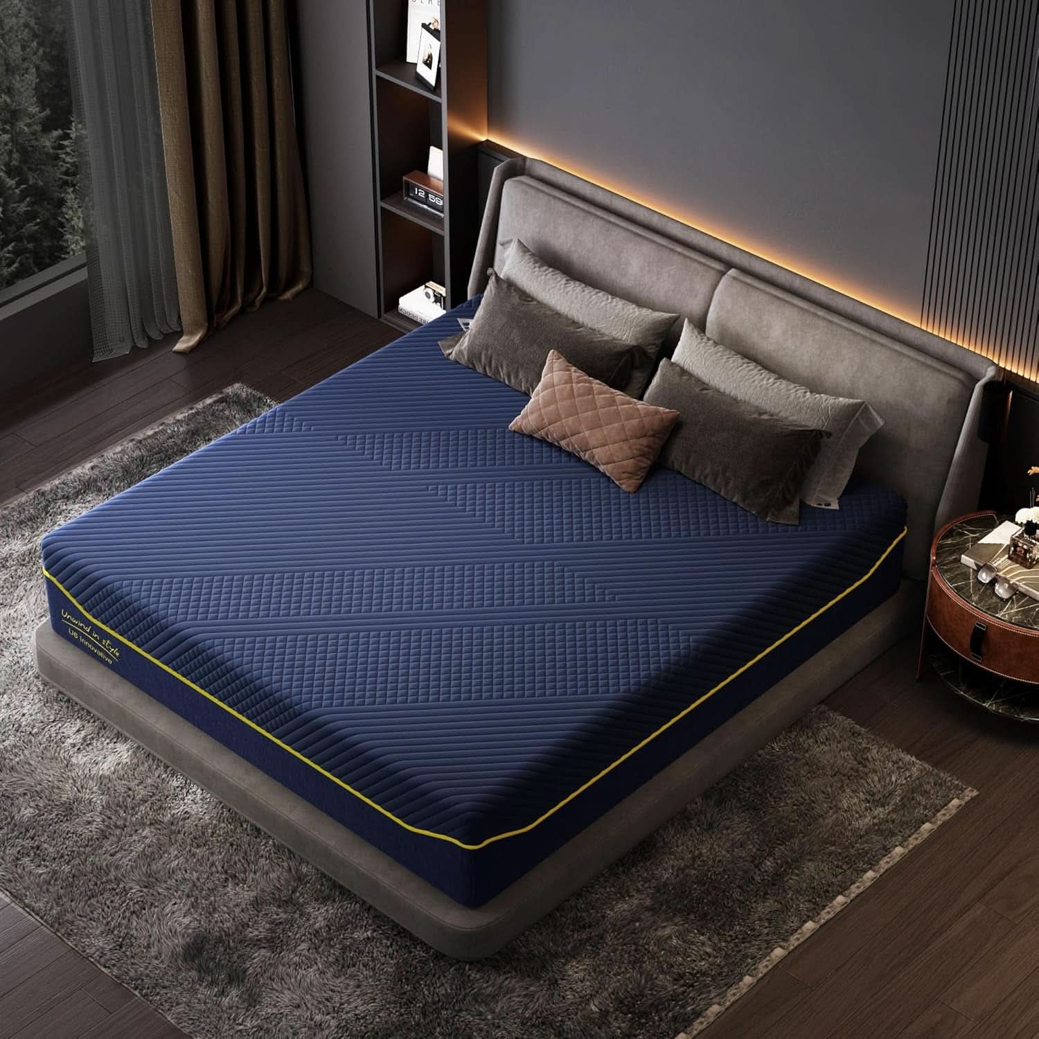 Queen 12Inch Cooling Gel Memory Foam Mattress CertipurUS