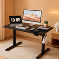 40x24 Inch Electric Standing Desk With Memory Presets Black