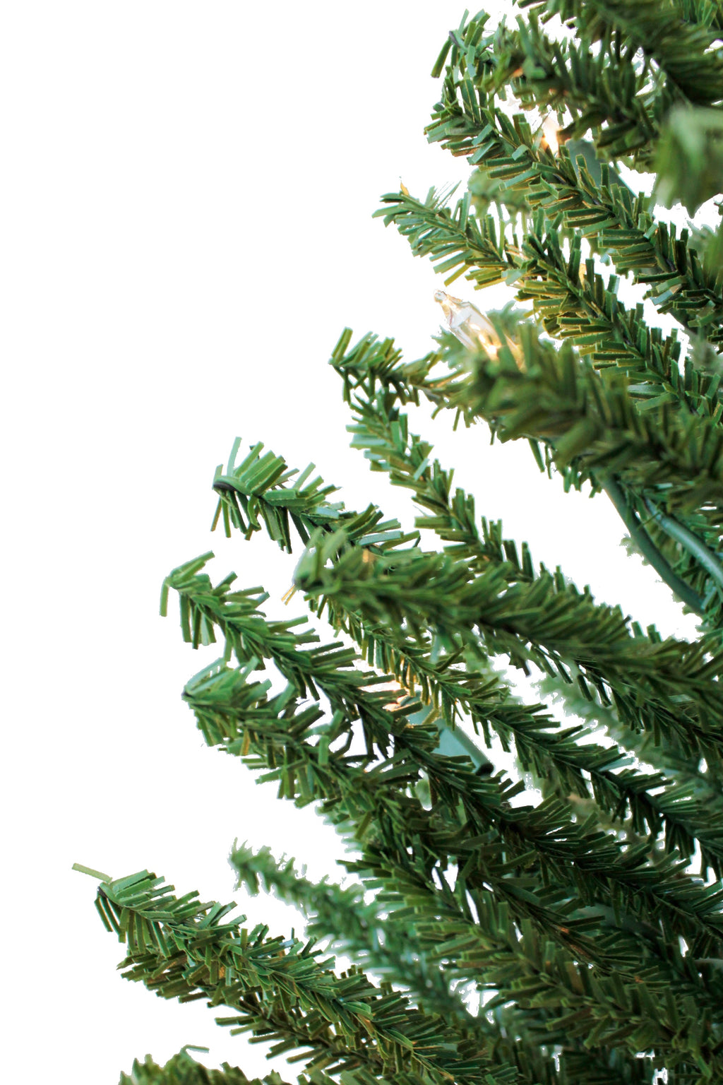2' Pre-Lit Green Burlap Base Christmas Tree