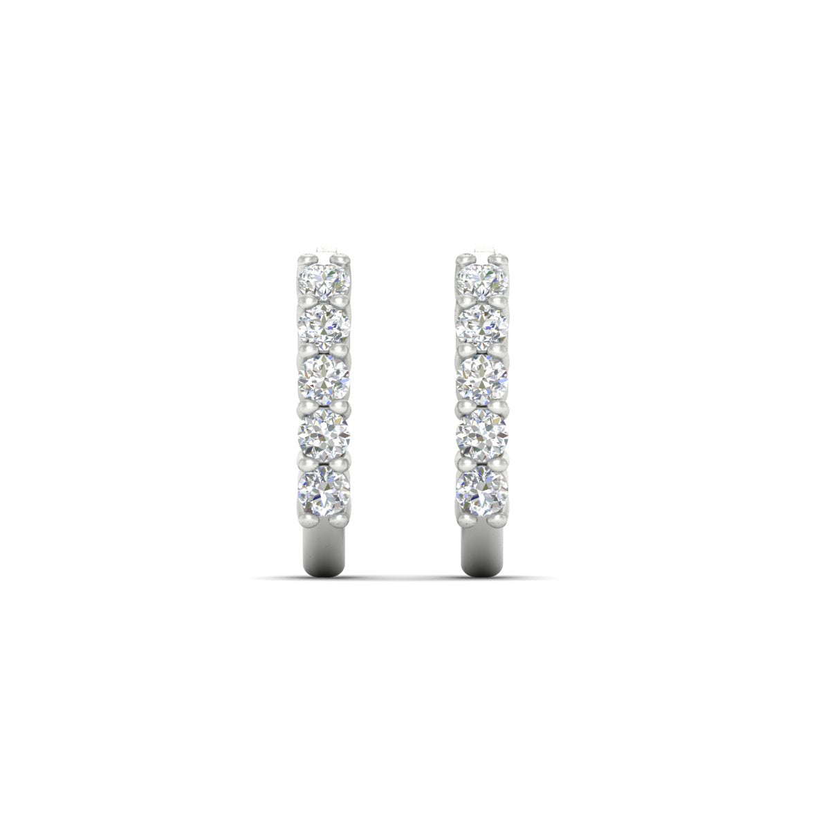 Half Huggie Hoop Earring