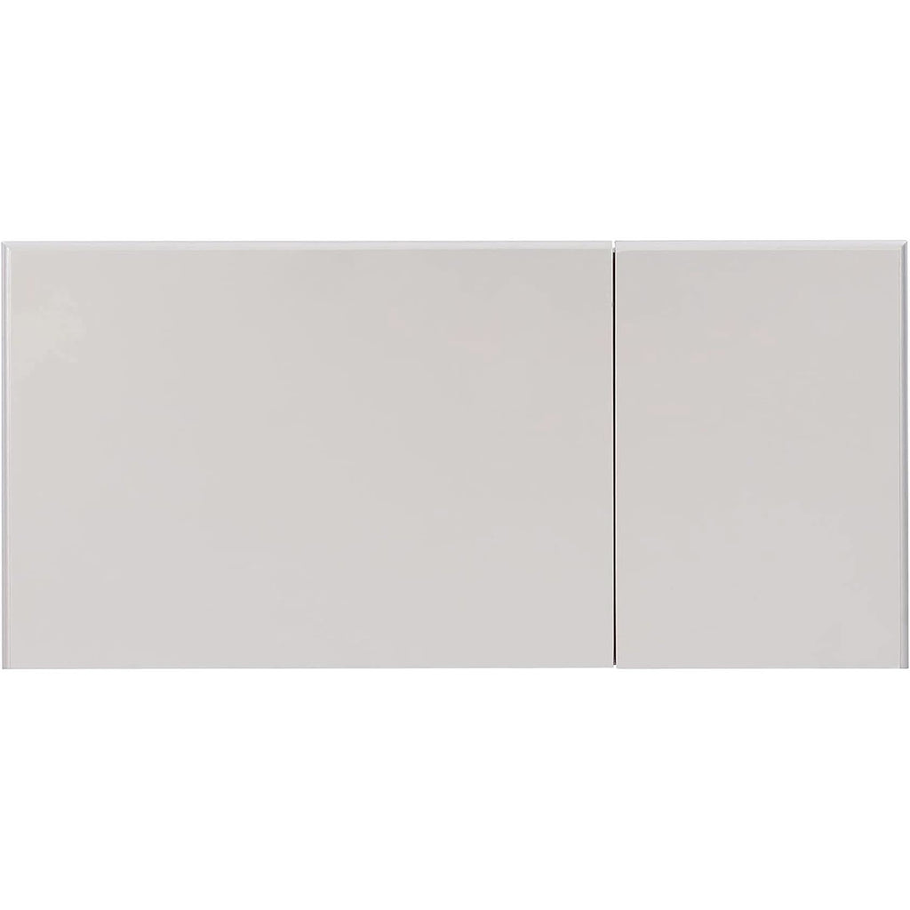 Silver Vanity Set With Hidden Storage And Mirror Accent