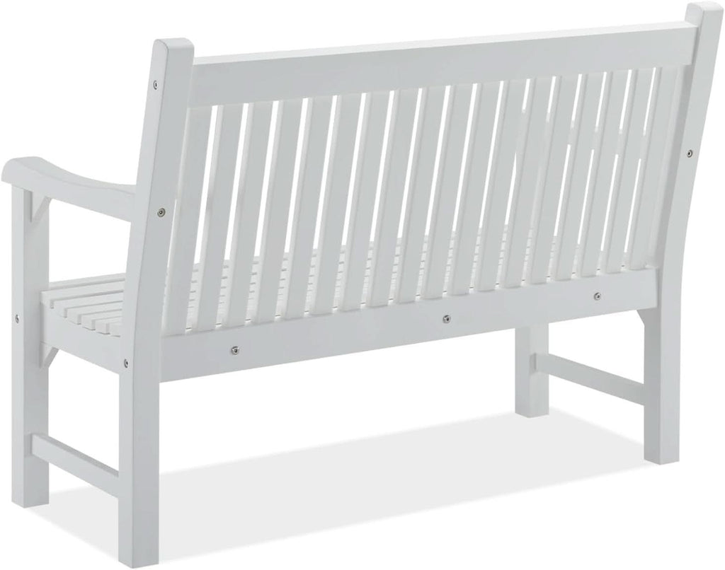 Two Person Weatherproof Poly Lumber Outdoor Bench Seating