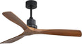 Wood Ceiling Fan 52 Inch Walnut Remote