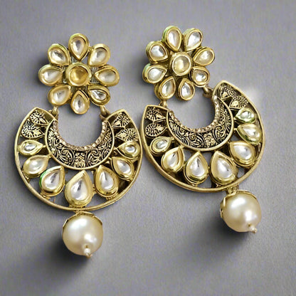 Round rhinestone Earrings