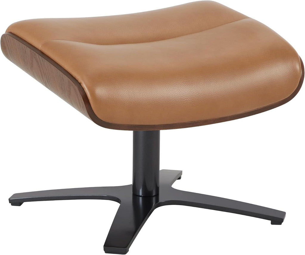 Saddle Leather Adjustable Headrest Reclining Chair