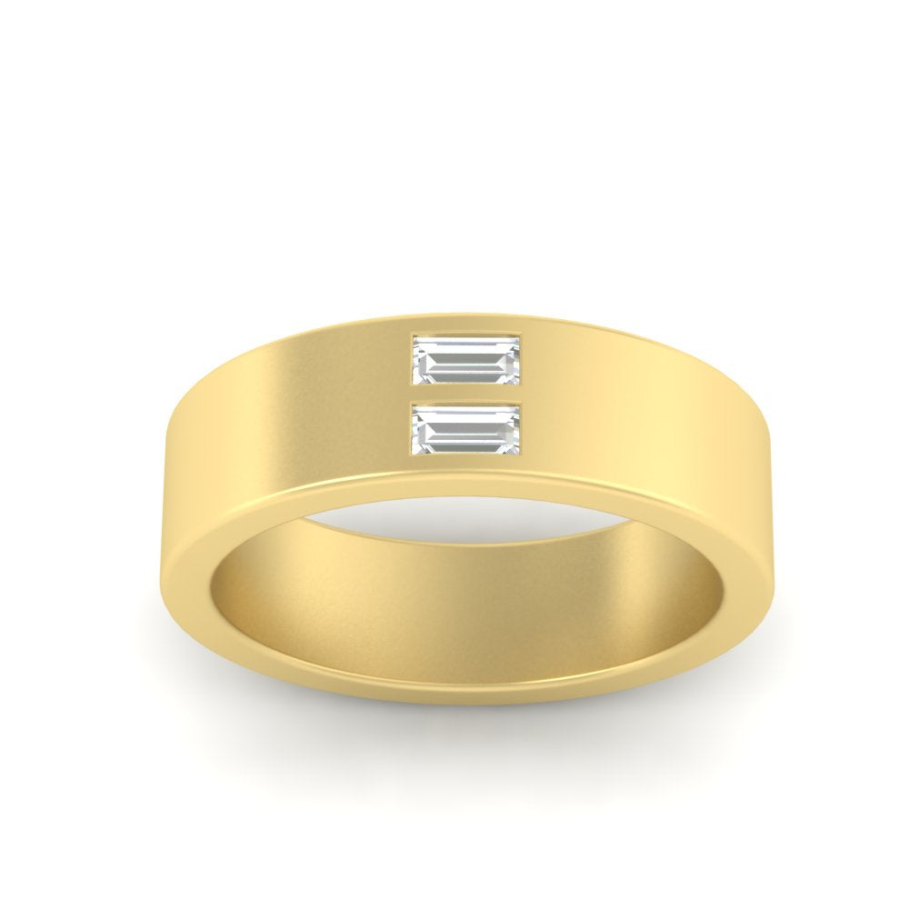 Equality Diamond Mens Wedding Ring