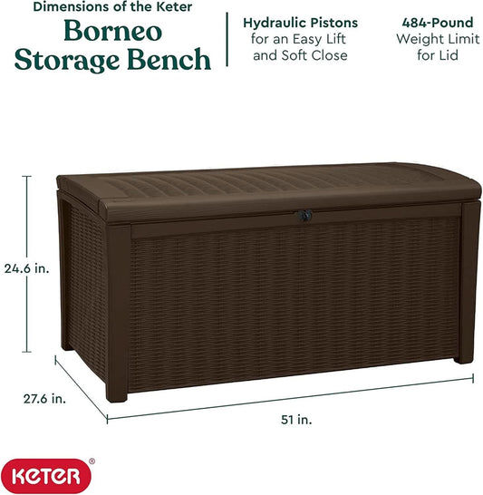 Outdoor Waterproof Storage Deck Box for Garden Use
