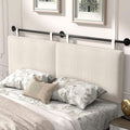 Adjustable Wall Mounted King Size Headboard with Tufting