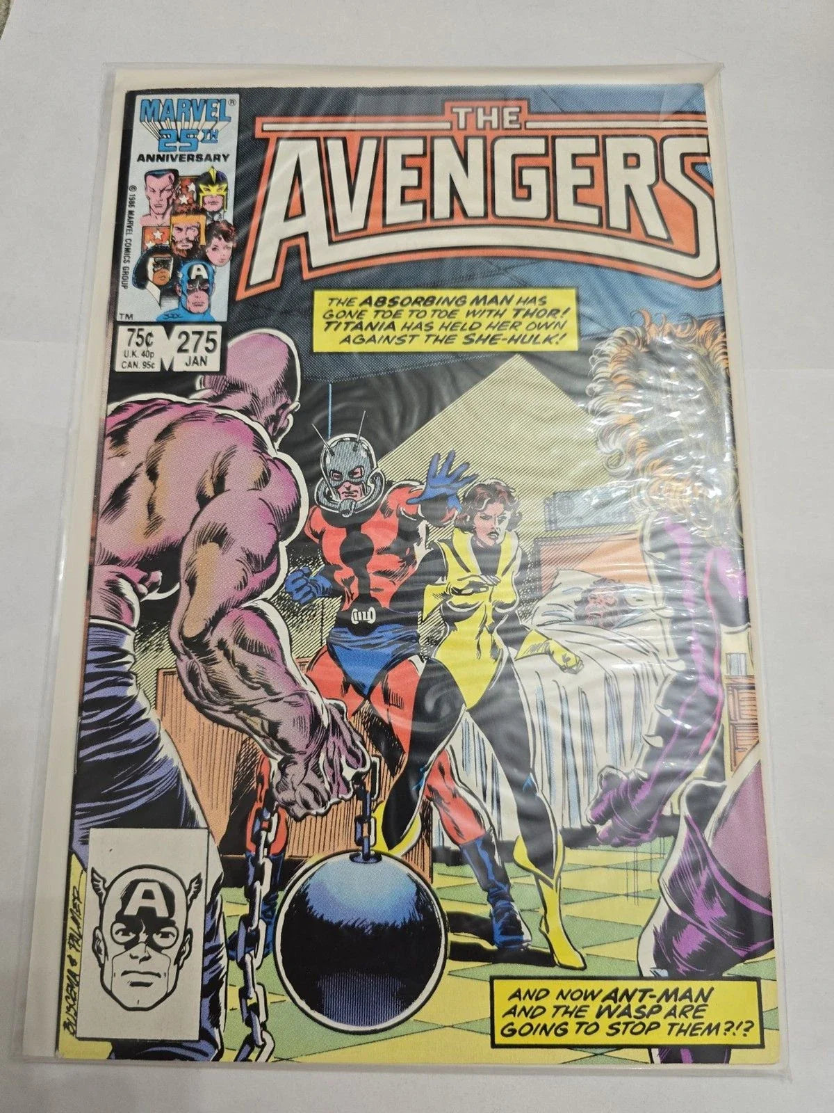 Avengers #275 Marvel 1987 Ant-Man Wasp Comic Book
