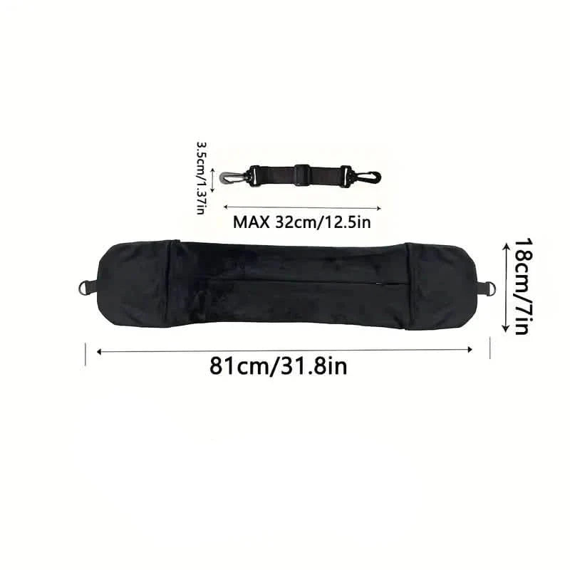 Travel Pillow & Organizer – Large, Polyester, Zipper, Machine Washable