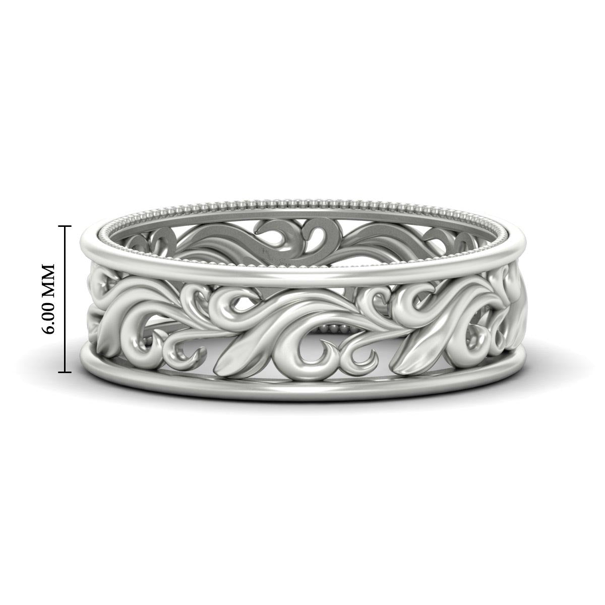 Filigree Women Wedding Band