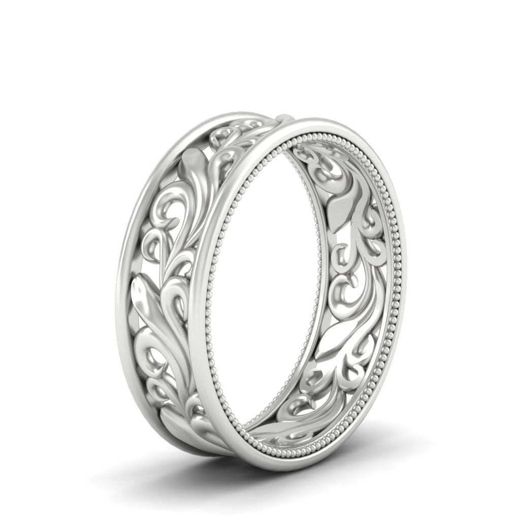Filigree Women Wedding Band