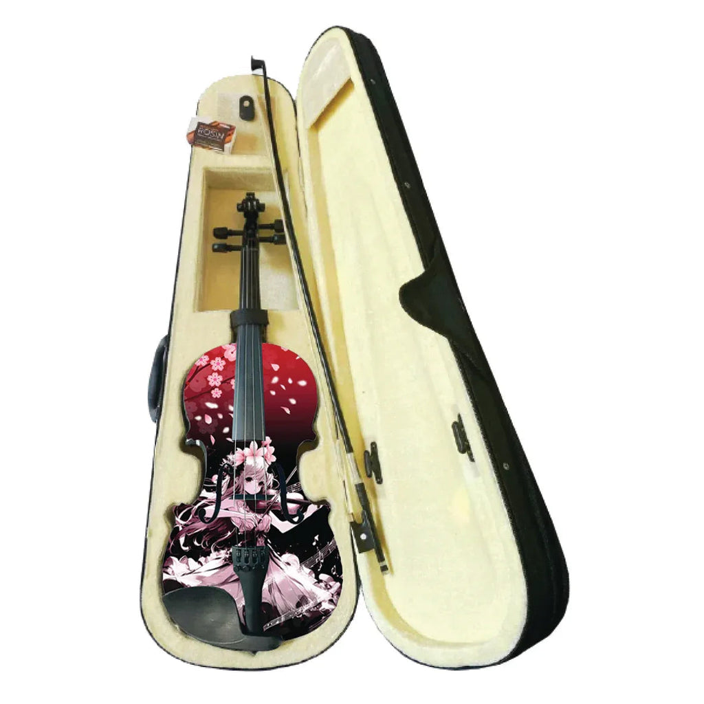 Cherry Blossom Girl Anime Violin Outfit