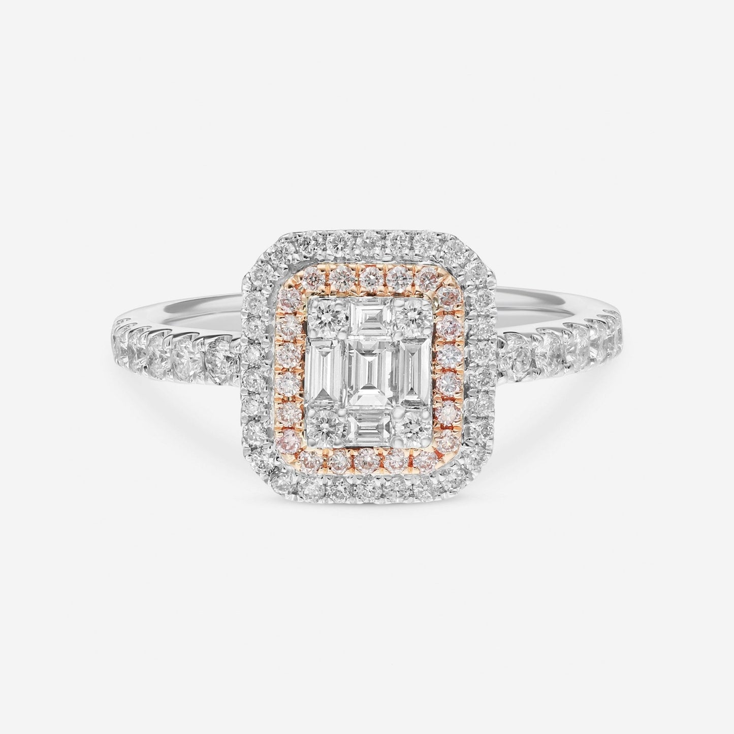 Gregg Ruth 14K Gold, White Diamond and Fancy Pink Diamond Engagement Ring
50635