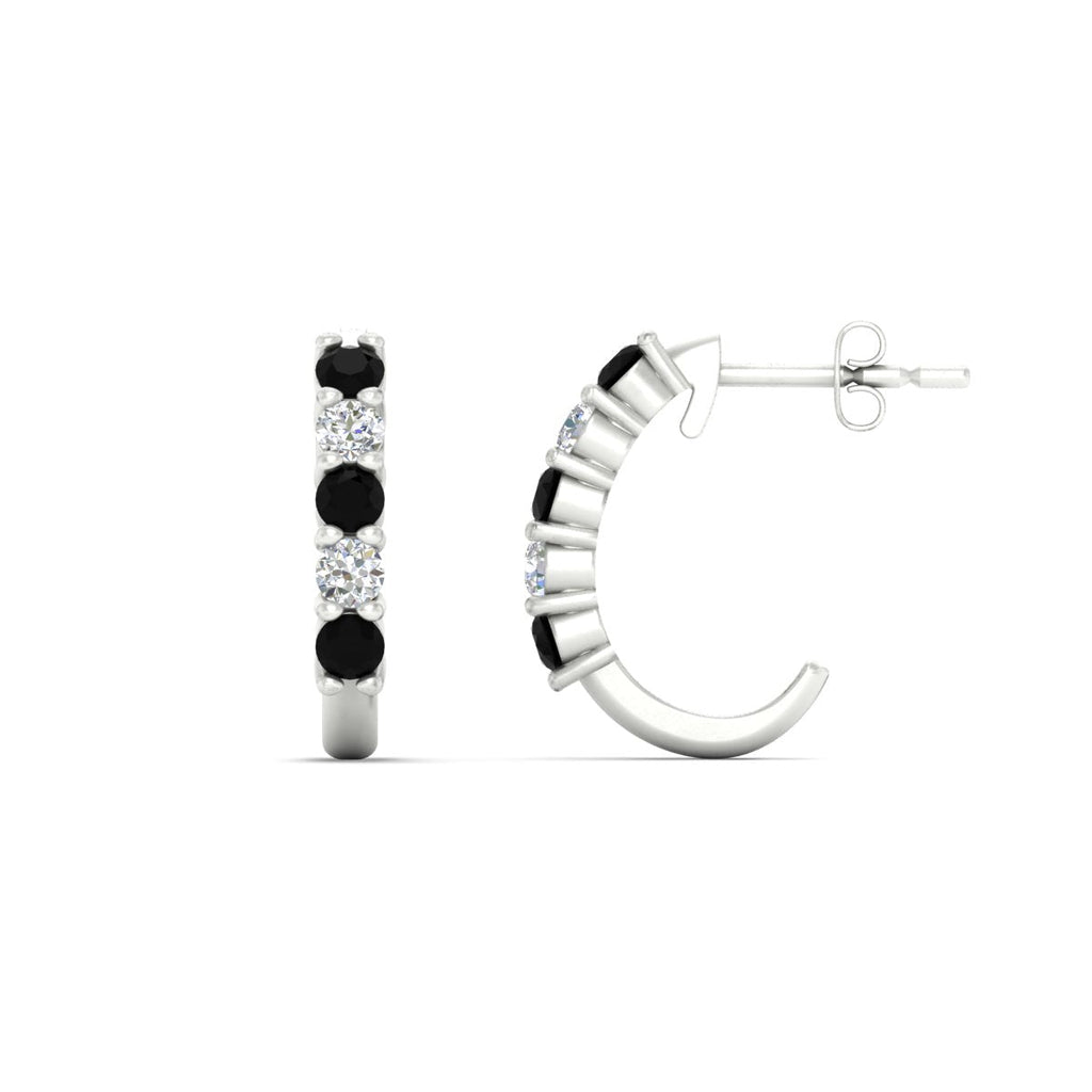 Half Huggie Hoop Earring