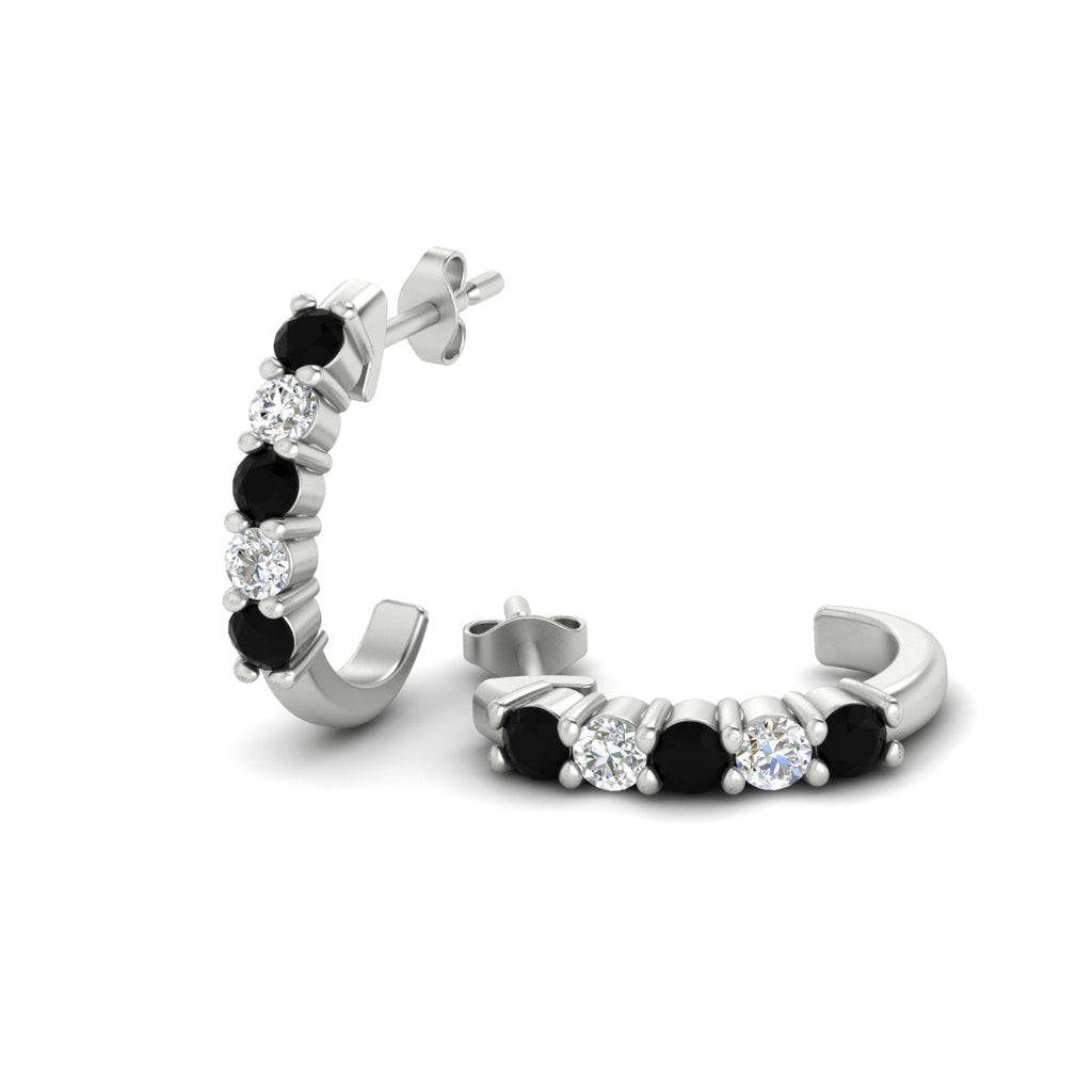 Half Huggie Hoop Earring