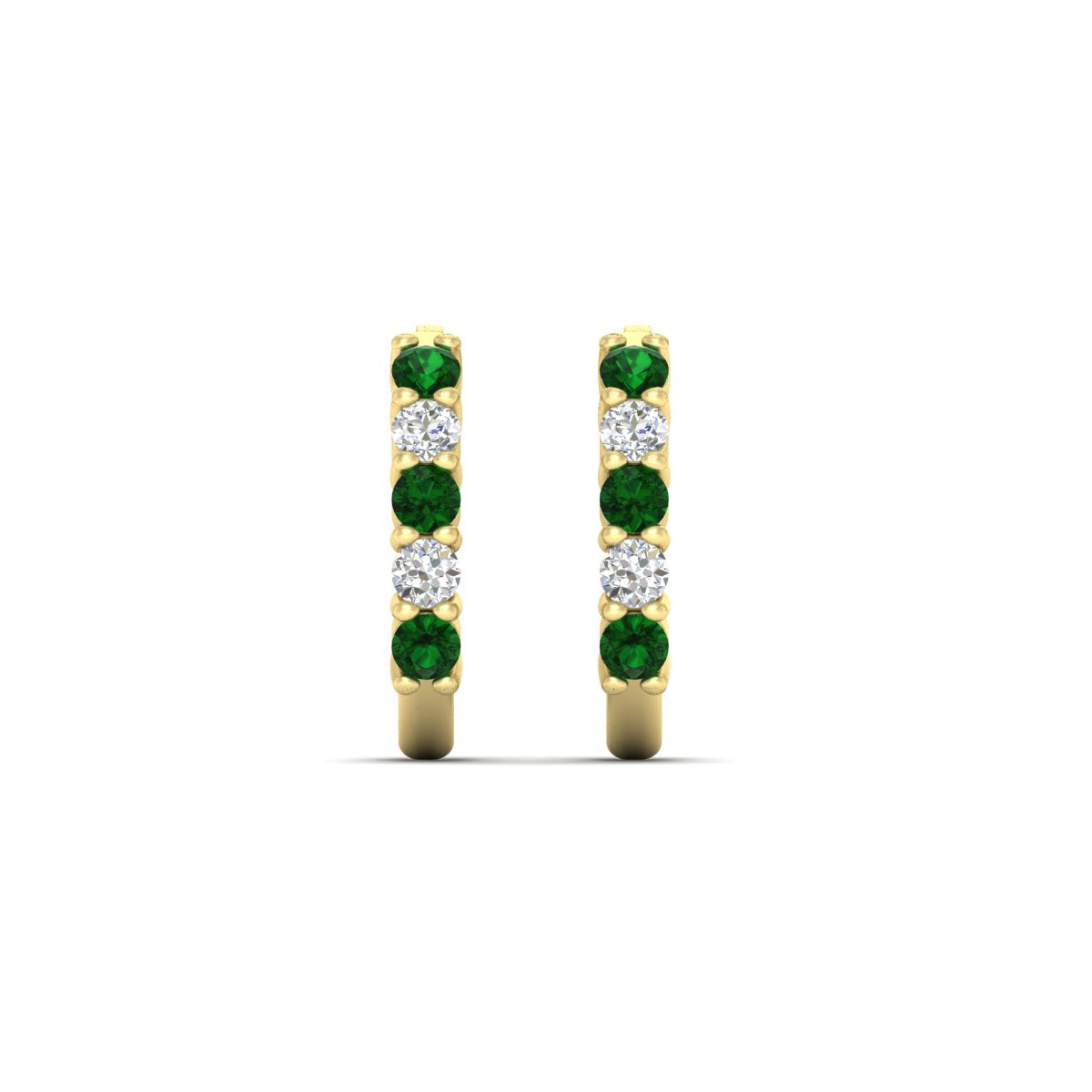 Half Huggie Hoop Earring