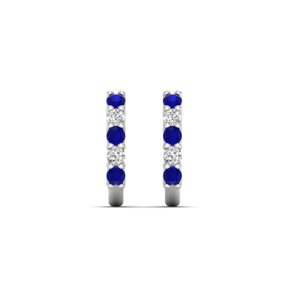 Half Huggie Hoop Earring