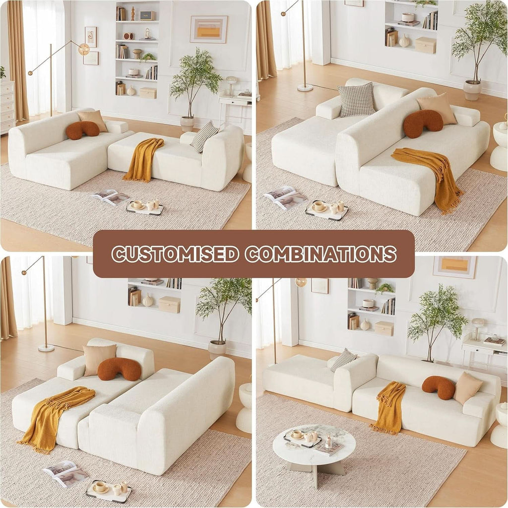 High Density Foam Modular Sectional Sofa for Living Room