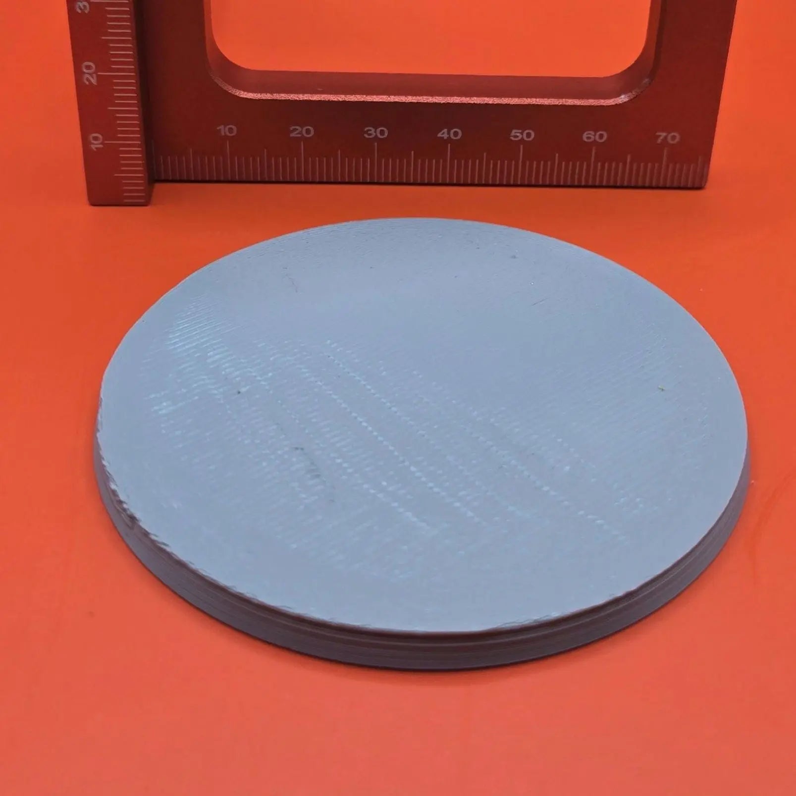 70mm Magnetic Round Bases for Miniatures, STL Printed Bases, Mini Bases, Magnetic, PLA Bases, 2mm bracing