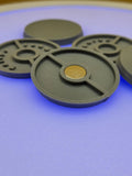 40mm Magnetic Round Bases for Miniatures, STL Printed Bases, Mini Bases, Magnetic, PLA Bases, 2mm bracing
