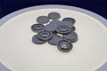 25mm Magnetic Bases for Miniatures, STL Printed Bases, Mini Bases, Magnetic, PLA Bases, 2mm bracing