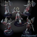 Angles of Death by Ratman Forge 32mm scale miniature, Includes base and stand, For any sci-fi, Grim Dark or OPR table top games
