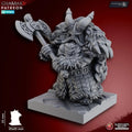 Dwarf Lord 3 by Ghamak Fantasy 28mm Scale Miniature, 25mm tall, Dwarf, Fantasy, Old World, LOTR, DnD