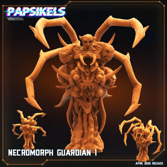 Necromorph Guardian by Papsikels Miniature, 32mm Heroic Scale, War Gaming, Proxy for Dead Space, Aliens vs Humans, Sci-fi