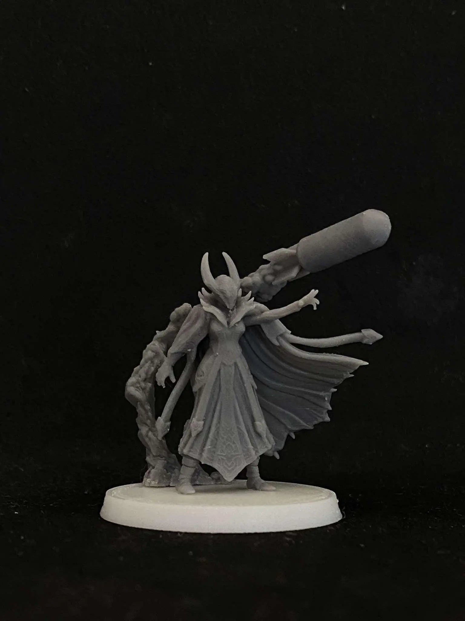 Siquijor Artillery Witch by Papsikels Miniature, 35mm Miniature, 32mm Heroic Scale, War Gaming, Proxy, Trench Crusade, Tabletop gaming