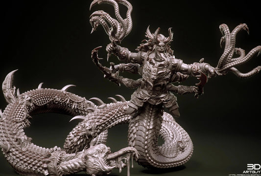 Giant Snake by 3DArtGuy 28/32mm scale, 50mm or 100mm, Miniature War Gaming Figure
