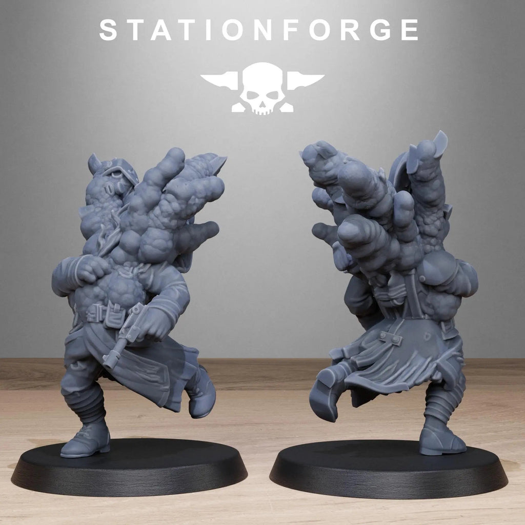 GrimGuard Objective Markers by Station Forge 28/32mm Heroic Scale Miniature, 10 Markers, Proxy, Grimdark, Sci-Fi, OPR, Trench Crusade