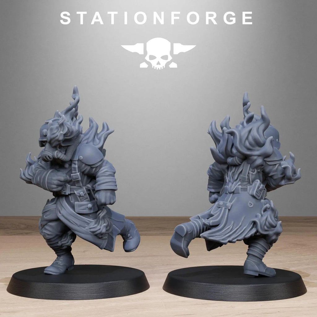 GrimGuard Objective Markers by Station Forge 28/32mm Heroic Scale Miniature, 10 Markers, Proxy, Grimdark, Sci-Fi, OPR, Trench Crusade