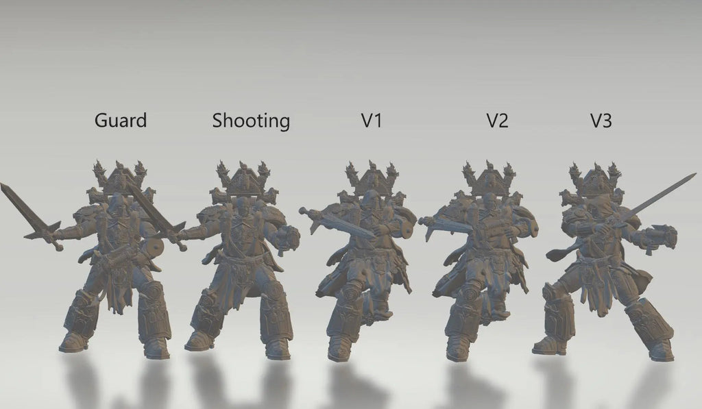 Champion by 3DArtGuy 50mm or 100m Miniature War Gaming Figure