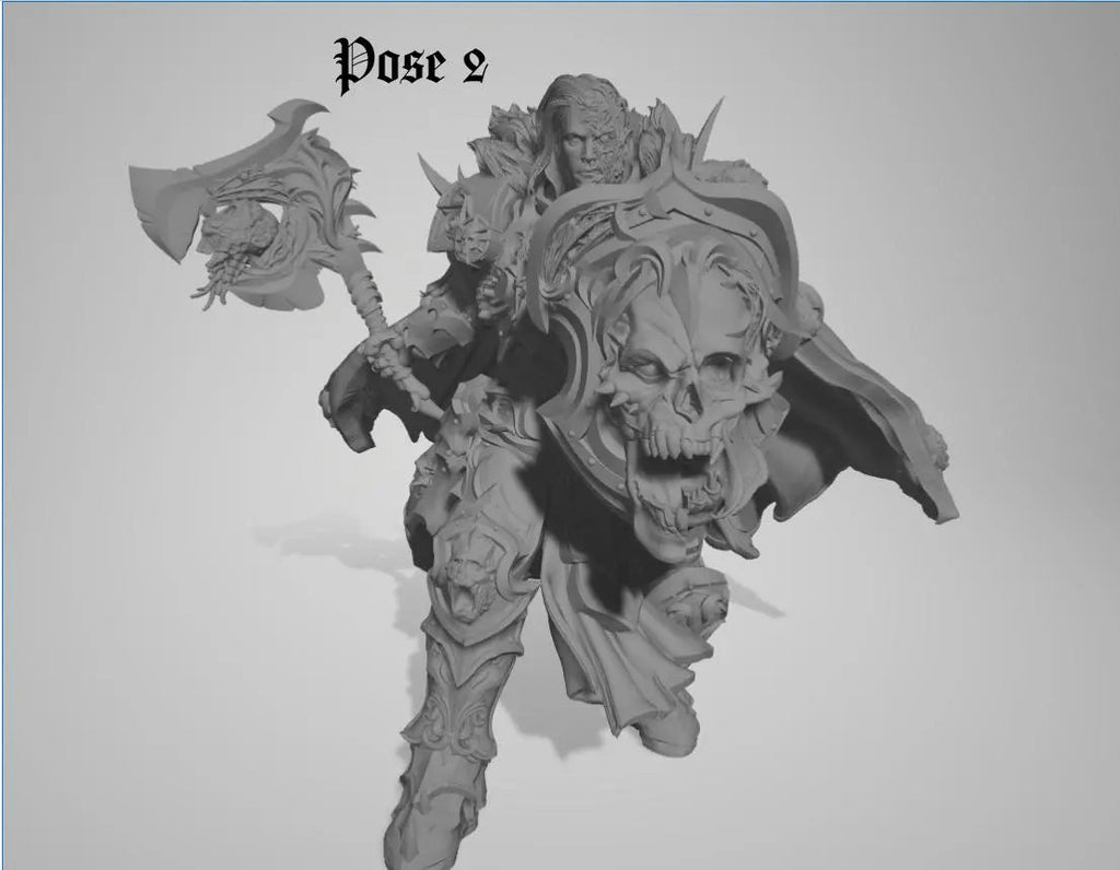 Chaos Knight by 3DArtGuy 32mm scale, 50mm, Miniature War Gaming Figure, Grim Dark, Proxy, Fantasy, Old World