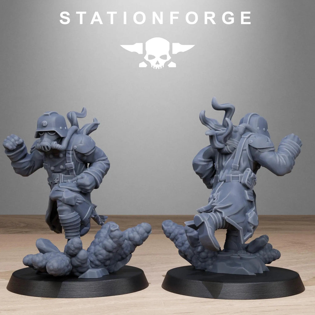 GrimGuard Objective Markers by Station Forge 28/32mm Heroic Scale Miniature, 10 Markers, Proxy, Grimdark, Sci-Fi, OPR, Trench Crusade